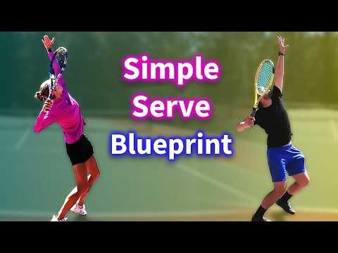 Simple Serve Progressions - From Beginner to Advanced | with Johnny & Alexa