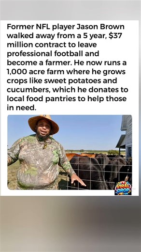 "A million-dollar contract traded for a thousand-acre purpose🔥.#money #nfl #viralvideo