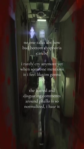 i see so many comments that are either super backhanded abt phallo or just saying phallo is digusting ,, sure the REALLY old surgery’s weren’t super good but it’s come a super long way since then and there’s no reason to put someone down for wanting it #bottomdysphoria #ftm #genderdysphoria #transvent #outlasttrials