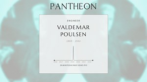Valdemar Poulsen Biography | Pantheon