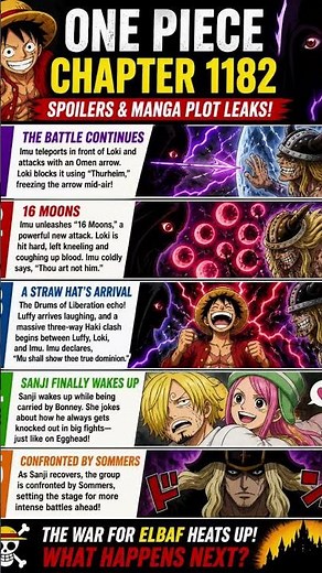 Chapter 1182 FULL Spoilers ONE PIECE 🔥 Imu vs Luffy vs Loki Begins! Dominion Explained