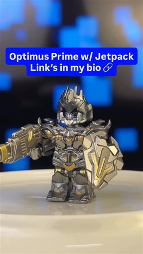 Mech Legends | Transformers Mechs on Instagram: "Optimus Prime w/ jetpack deserves a spot on the desk 🔥🤖👉Link’s in my bio 🔗"