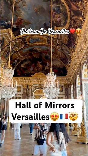 Inside the Hall of Mirrors… 🤯👑🇫🇷Then THIS View🤯😍