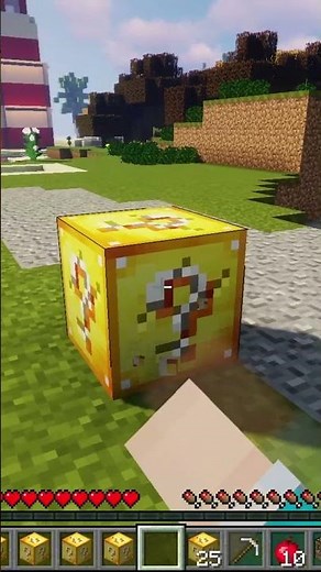 10 Minutes To Build A Bunker & Survive A Nuke! #minecraft #luckyblock #nuke #challenge #bunker #mc