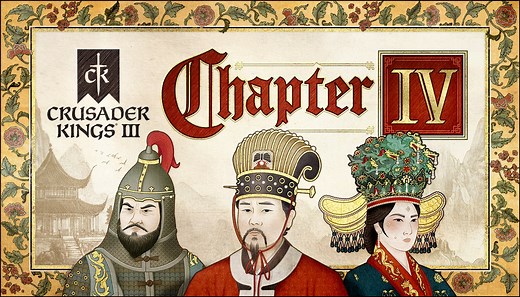 Crusader Kings 3: Chapter 4 Extends the Map to Include China, Japan, and Southeast Asia, Overhauls Steppe Gameplay, Adds Coronations
