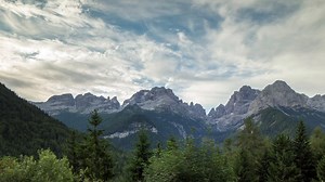 amazing mountains in the alps