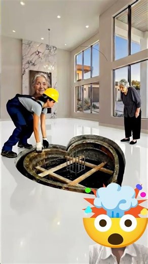 This floor is simply incredible 😱 Epoxy marine floor with live piranhas #aiart #ytshorts #shorts