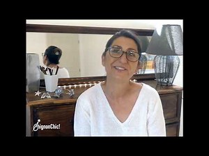 Tuto chignon facile épingle courbée