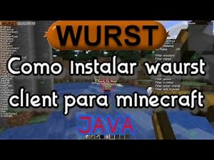 [Como instalar Wurst client para Minecraft Java]