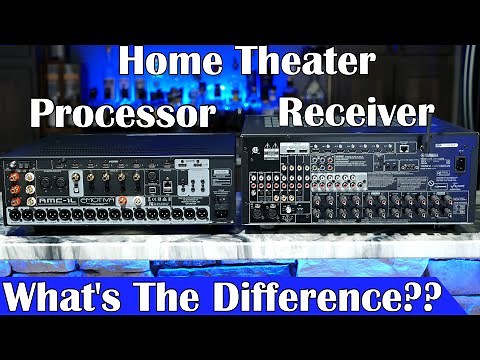 Wiring A Home Theater Receiver vs Processor with Blue Jeans Cables XLR and Emotiva RMC-1L