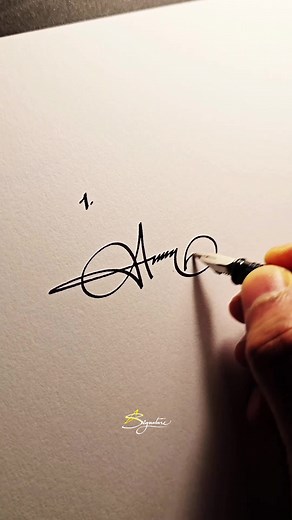 Beautiful and Stylish 'A' Signatures Tutorial