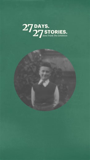 Leo was deported alongside his father, Maurits, in 1943. The name, Slager (the Dutch word for “butcher”), was more than just their surname. It also reflected Maurits’ profession, the trade that initially granted their family temporary protection from deportation. That protection didn’t last. Leo and Maurits were among 2,397 people on the 16th transport to the Sobibór camp. None survived. #27Days27Stories #AnneFrankTheExhibition #HolocaustEducation #NeverForget -- Photo Credit: Photographer unkno