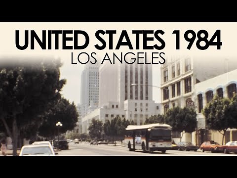 Archive footage of Los Angeles in the 1980s | California Super 8 home movie