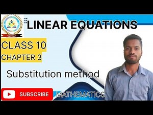 Pair of Linear Equations in two variables class 10 chapter 3