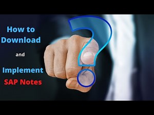 SNOTE - How to Download and Implement SAP Notes in SAP ABAP System - Urdu / Hindi #TheSAPBasis