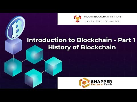 Introduction to Blockchain - Part 1 | History of Blockchain