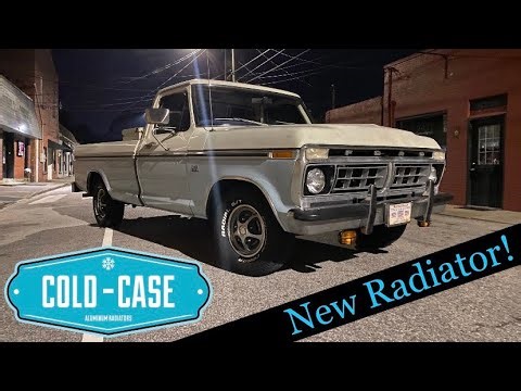 73-79 F-series radiator install-(cold case brand).