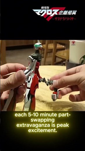 Bandai's HG YF-29 Durandal: All 3 Modes Showcase! #shorts