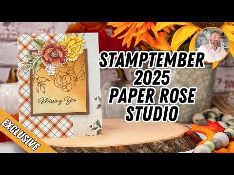Create a Beautiful AUTUMN Floral Card with Thankful Florals