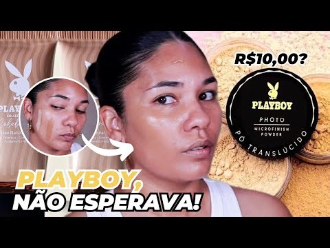 TESTANDO AS MAQUIAGENS BARATINHAS DA PLAYBOY BEAUTY - FULL FACE PLAYBOY