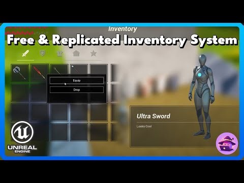 Free Replicated Inventory System by ‪@3sgamestudio‬ Unreal Engine 5