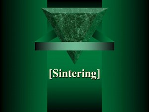[Sintering] - SlideServe