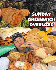 Anong Cravings mo ngayon Sunday SUNDAY GREENWHICH OVERLOAD MUKBANG ( Lasagna, Carbonara, Chicken, Pizza Wrap, Potato wave, Garlic Bread Stick, Cheese and Gravy ) Cooking and Mukbang E | Sino Si Richard