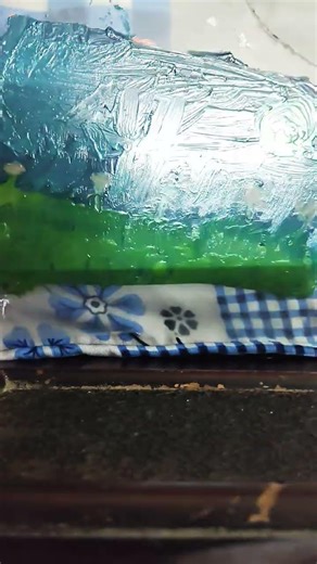 transparent glass painting