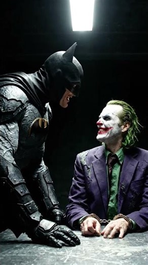 Batman interrogates the joker