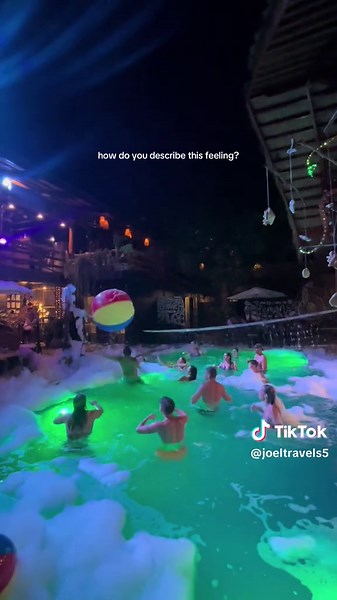 Solo Travel Adventures at a Pool Party