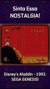 90 reactions · 3 comments | Disney's Aladdin - 1993. Plataformas: Microsoft Windows, Mega Drive, macOS, Game Boy, MAIS. | Generation Nostalgia | Facebook