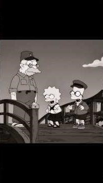 Homerzilla attacked the old Japanese version of Springfield #simpsons #thesimpsons #cartoon #foryou