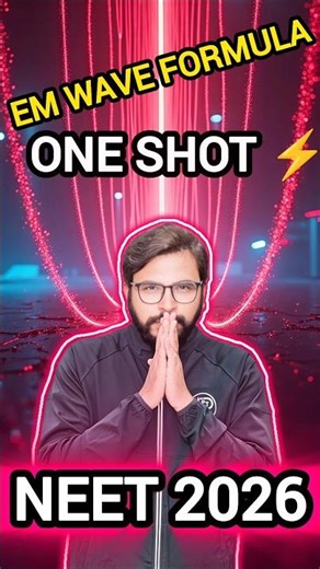 Electromagnetic Wave Formula 🔥 | NEET 2026 Physics. #shorts #neet2026 #physics