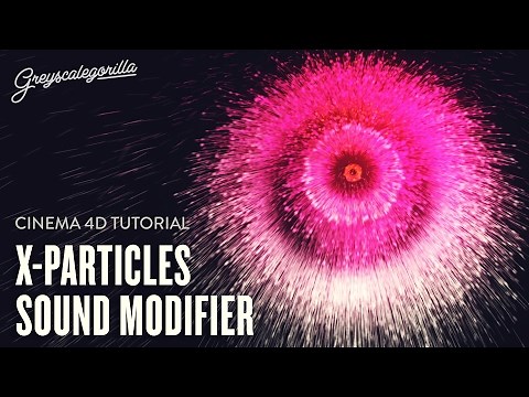 X-Particles Tutorial - Animate X-Particles With The Sound Modifier