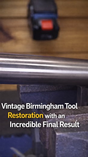 Vintage Birmingham tool restoration with an incredible final result