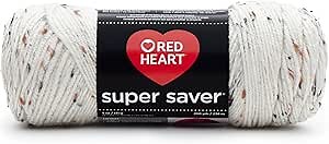 RED HEART Super Saver Yarn, Aran Fleck