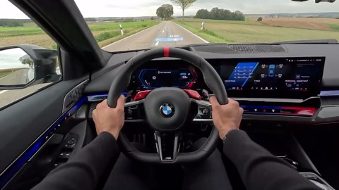 2025 BMW M5 Autobahn POV Drive
