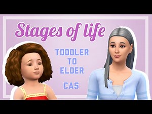 The Sims 4: Stages of life | Toddler to Elder Create A Sim (Collab w/ RoSims)