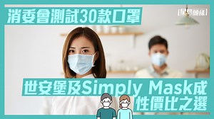 消委會｜世安堡及Simply Mask口罩表現佳僅兩蚊個 媲美貴價威信科技