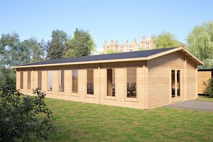 Large Log Cabin Conference Room 93m²14x7m - Summerhouse24