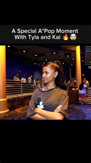 A special A*Pop moment with Tyla and Kai. ✨ #Tyla #kaicenat #kai