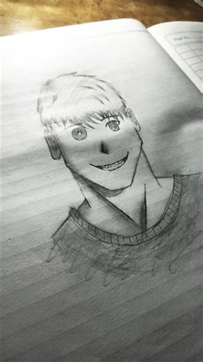 😱 creepy anime sketch drawing😱#anime #drawing #art #creepy #horror