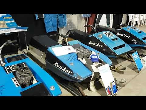 SNO JET THUNDER JET ( THUNDERJET ) SNOWMOBILE AT VSCA VINTAGE SNOWMOBILE SHOW IN LOWVILLE NY