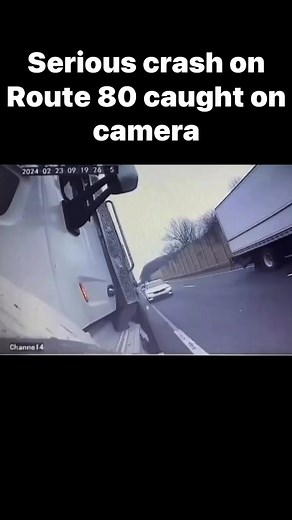 Serious crash on Route 80 caught on camera | Jersey Coast Emergency News