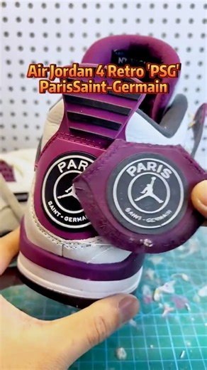 Air Jordan 4 'PSG' Back Tabs Replacement. 👟 #kicksalvation #saveyoursole #jordan #shoes #sneakers | Kicksalvation