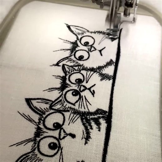 Cats Machine Embroidery Designs, Cat Embroidery File (instant Download) - Etsy