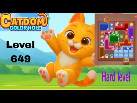 Catdom color hole level 649 solution and walkthrough for gameplay