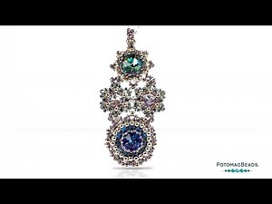 Shifting Beauty Pendant - DIY Jewelry Making Tutorial by PotomacBeads