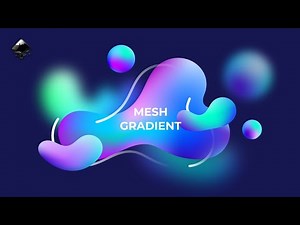 Mesh gradient background using Inkscape || time lapse