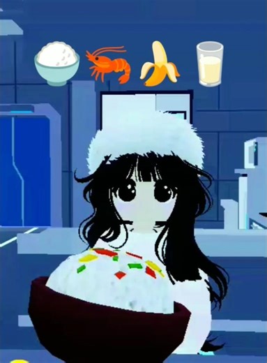 Hi! #mukbang #livetopia #roblox 🍚🦐🍌🥛 😋😛 apologizing for not using my own sound, but soon I will try